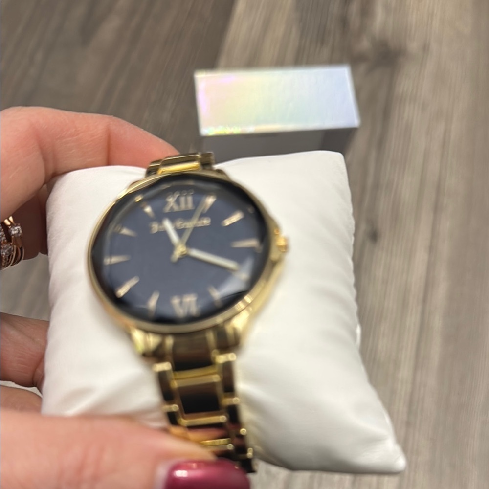 Juicy Couture Gold and Navy Blue Face Watch - Picture 3 of 8